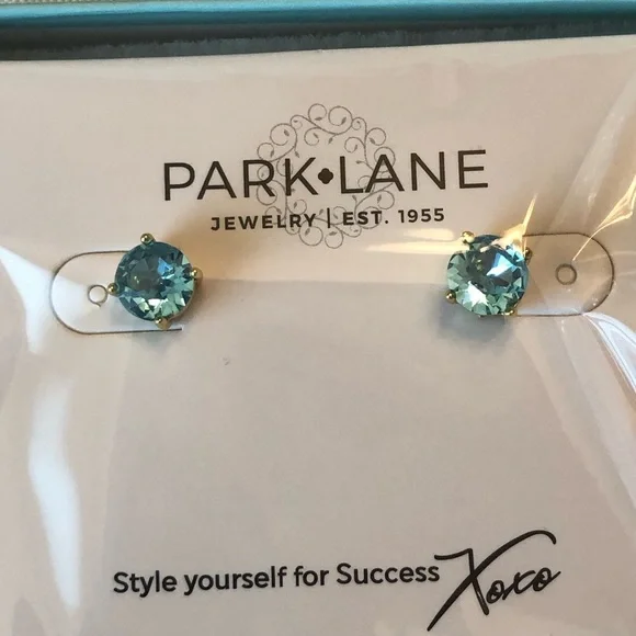 FINAL PRICE! Park Lane Turquoise Impression Earrings NIB - Picture 2 of 6